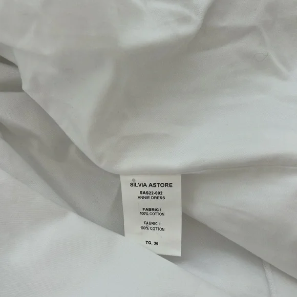 NWT Silvia Astore Annie dress in white - Picture 9 of 10